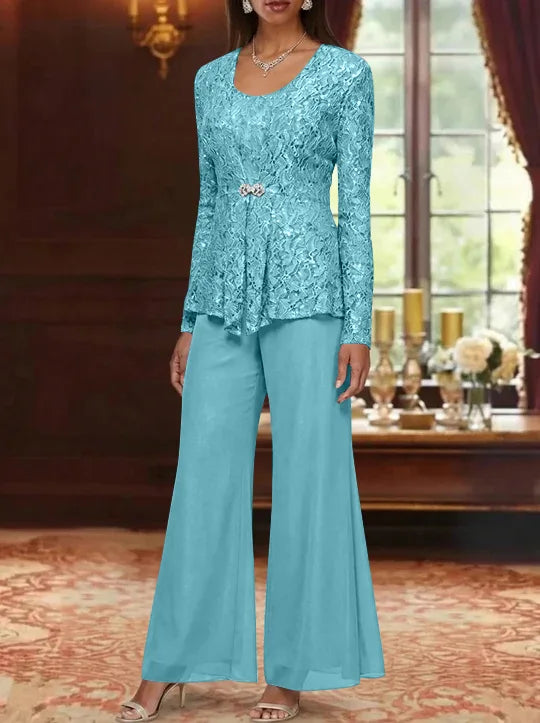 Long Mother of the Bride Dress with Sleeves — The Ula Aurelia | Guest & Gown — view 20