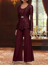 Long Mother of the Bride Dress with Sleeves — The Ula Aurelia | Guest & Gown — view 22