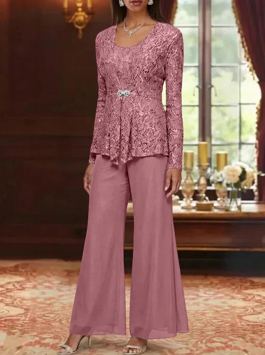 Long Mother of the Bride Dress with Sleeves — The Ula Aurelia | Guest & Gown — view 23