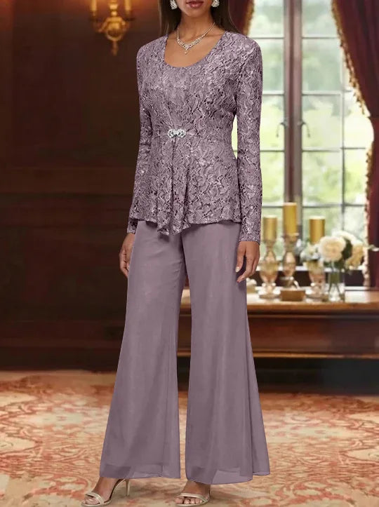 Long Mother of the Bride Dress with Sleeves — The Ula Aurelia | Guest & Gown — view 29