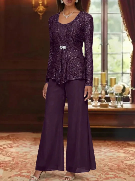 Long Mother of the Bride Dress with Sleeves — The Ula Aurelia | Guest & Gown — view 33