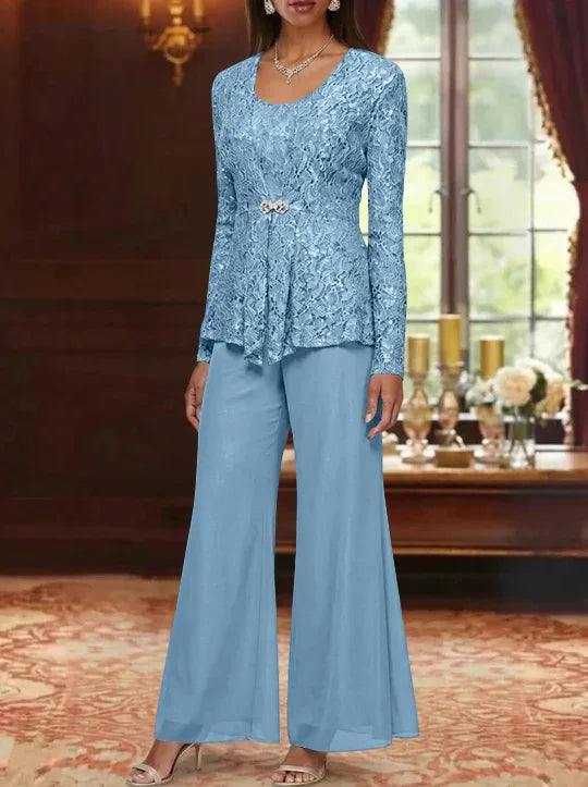 Long Mother of the Bride Dress with Sleeves — The Ula Aurelia | Guest & Gown — view 37
