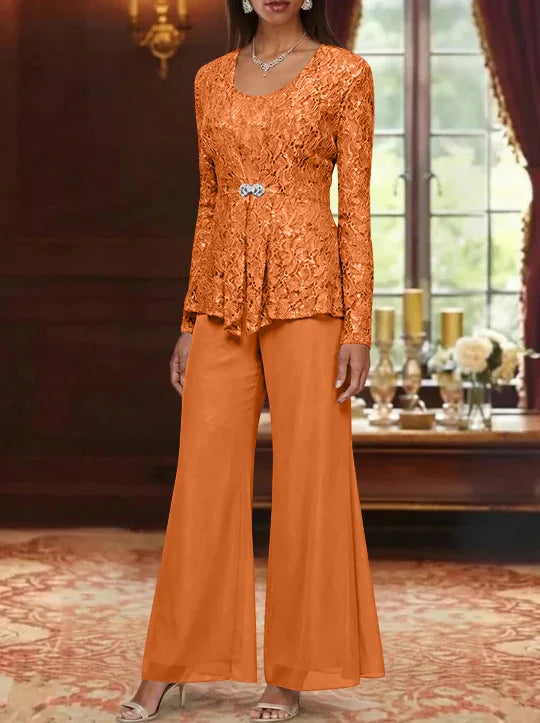 Long Mother of the Bride Dress with Sleeves — The Ula Aurelia | Guest & Gown — view 40