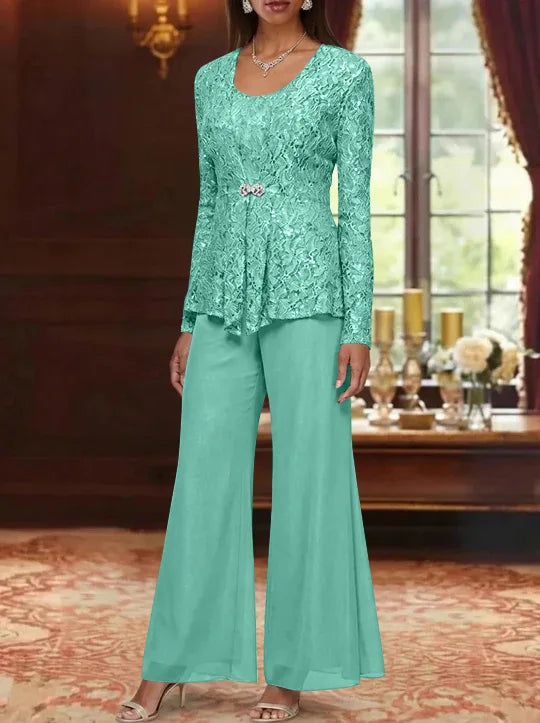 Long Mother of the Bride Dress with Sleeves — The Ula Aurelia | Guest & Gown — view 49