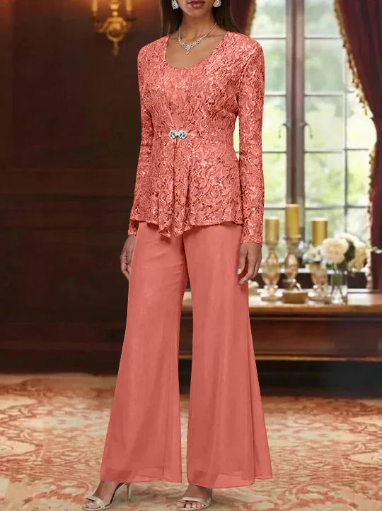 Long Mother of the Bride Dress with Sleeves — The Ula Aurelia | Guest & Gown — view 52
