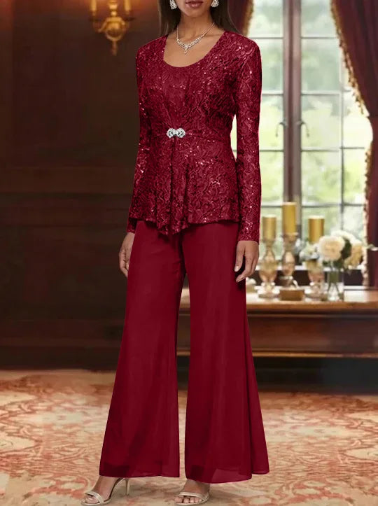 Long Mother of the Bride Dress with Sleeves — The Ula Aurelia | Guest & Gown — view 53