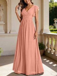 Floor Length Bridesmaid Dress — The Rosalie Seraphine | Guest & Gown — view 16