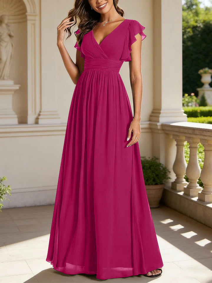 Floor Length Bridesmaid Dress — The Rosalie Seraphine | Guest & Gown