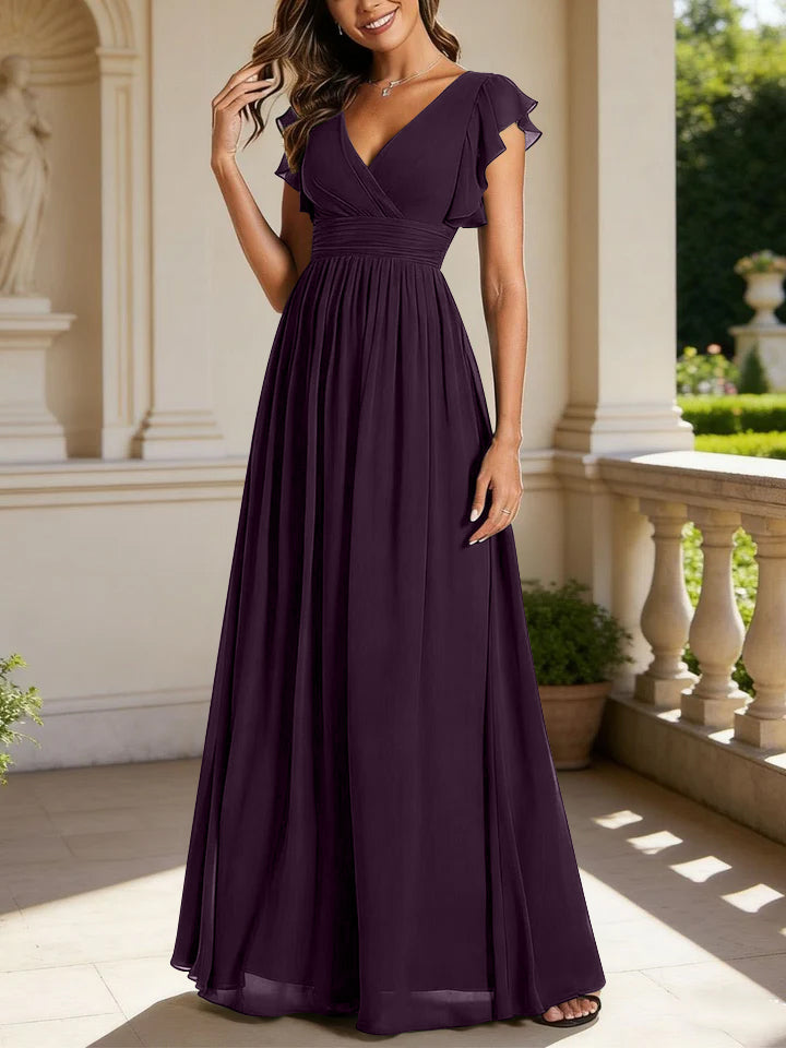 Floor Length Bridesmaid Dress — The Rosalie Seraphine | Guest & Gown — view 23