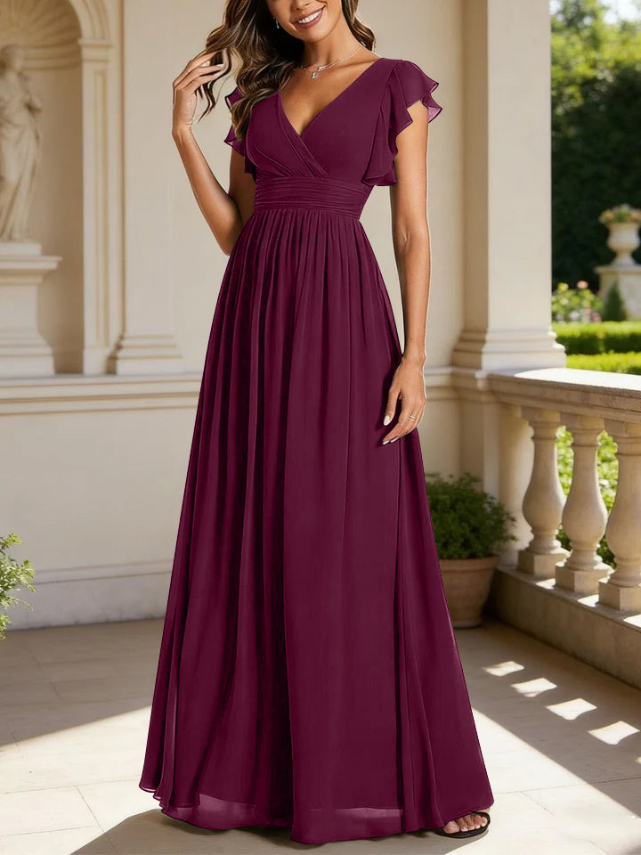 Floor Length Bridesmaid Dress — The Rosalie Seraphine | Guest & Gown — view 22