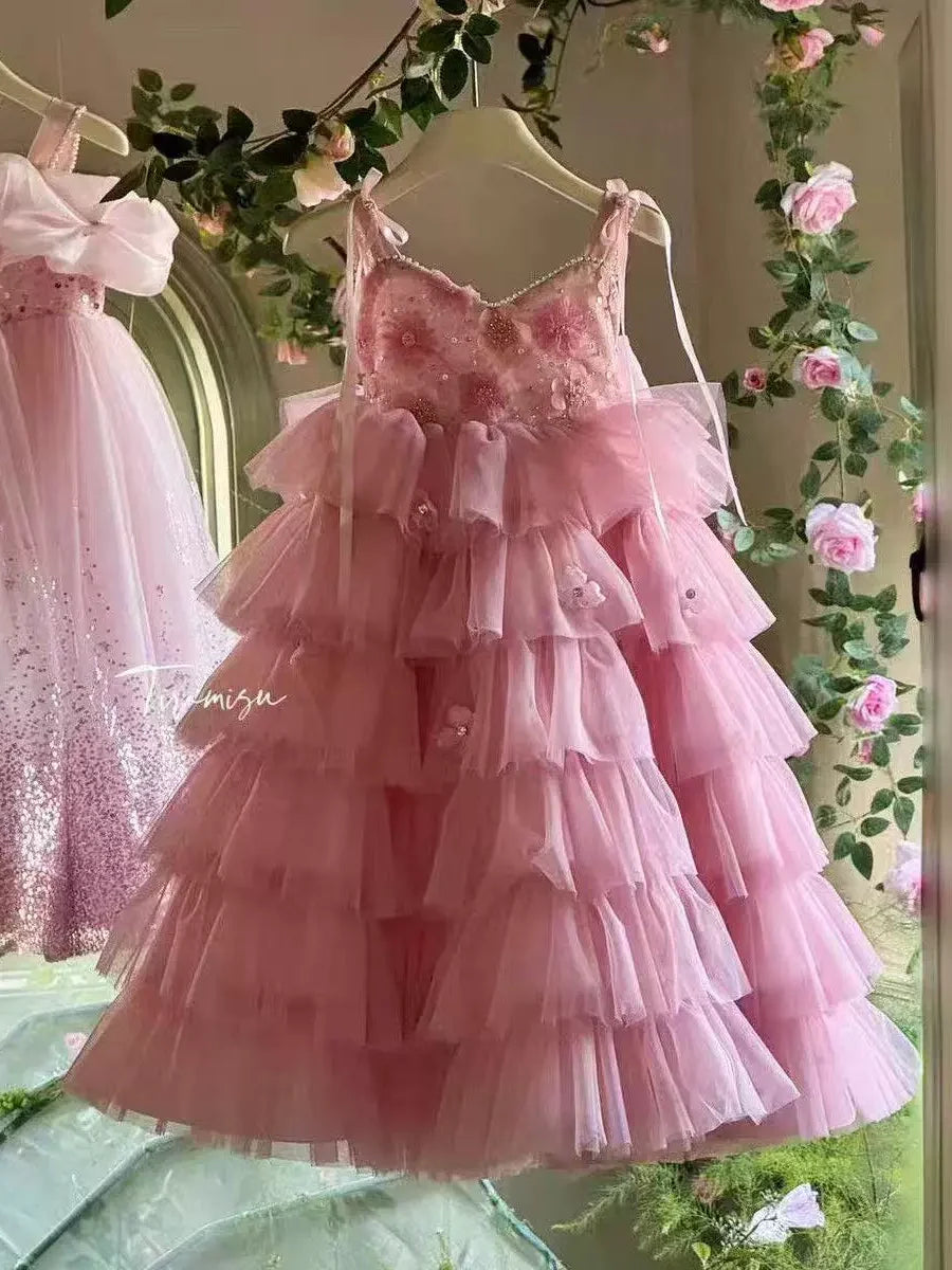 Tulle Flower Girl Dress — The Waverly Vivienne | Guest & Gown — view 3