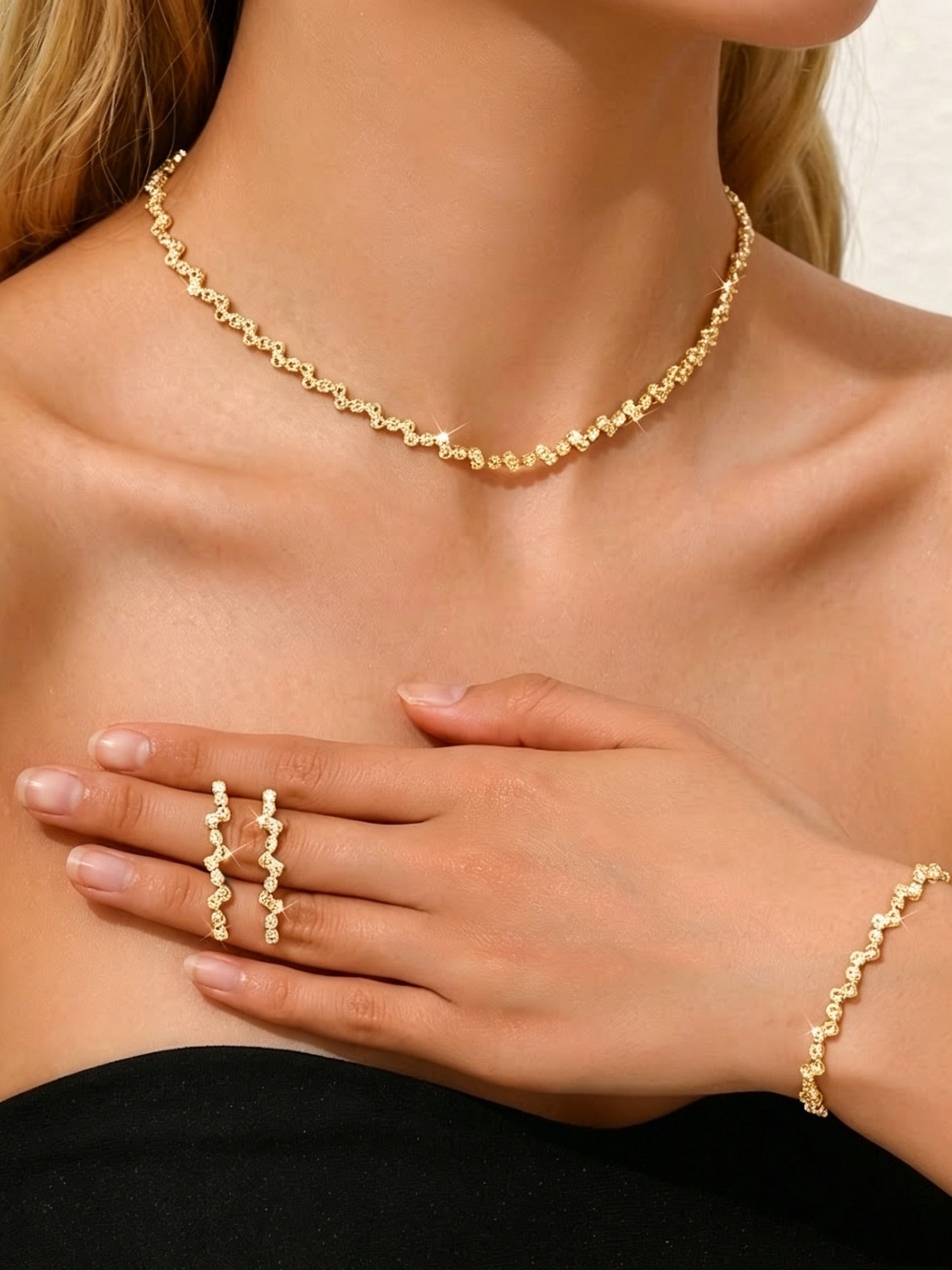 Wedding Jewelry — The Cordelia Celeste | Guest & Gown — view 3