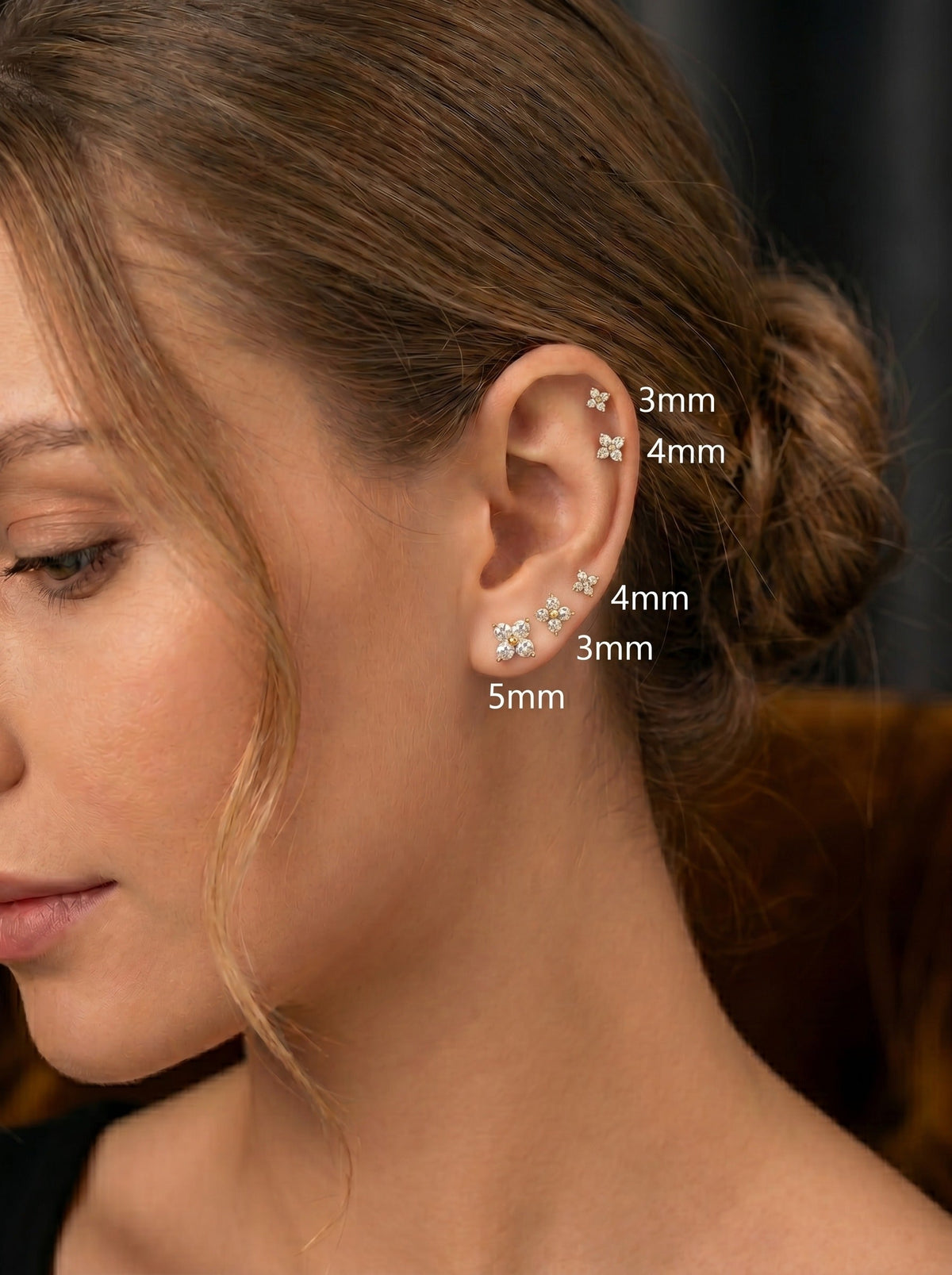 Wedding Earrings — The Mara Celeste | Guest & Gown — view 2