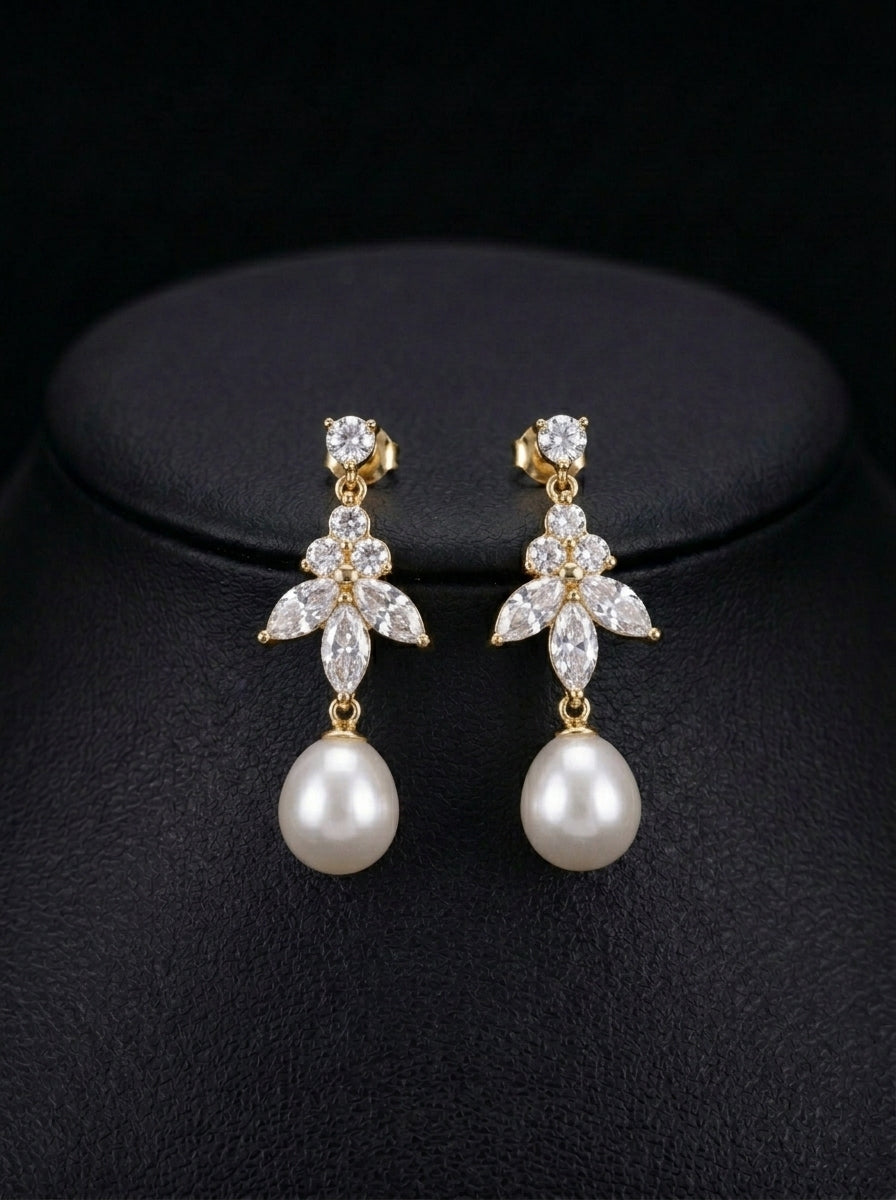 Wedding Earrings — The Wren Celeste | Guest & Gown