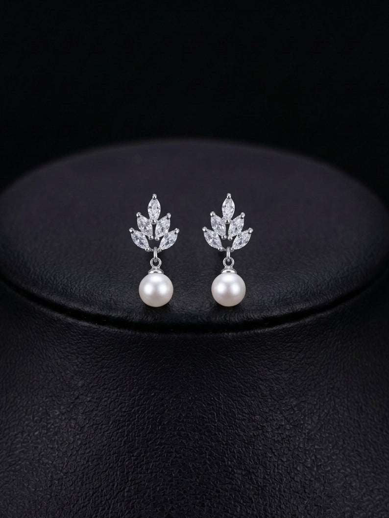 Wedding Earrings — The Sylvie Celeste | Guest & Gown
