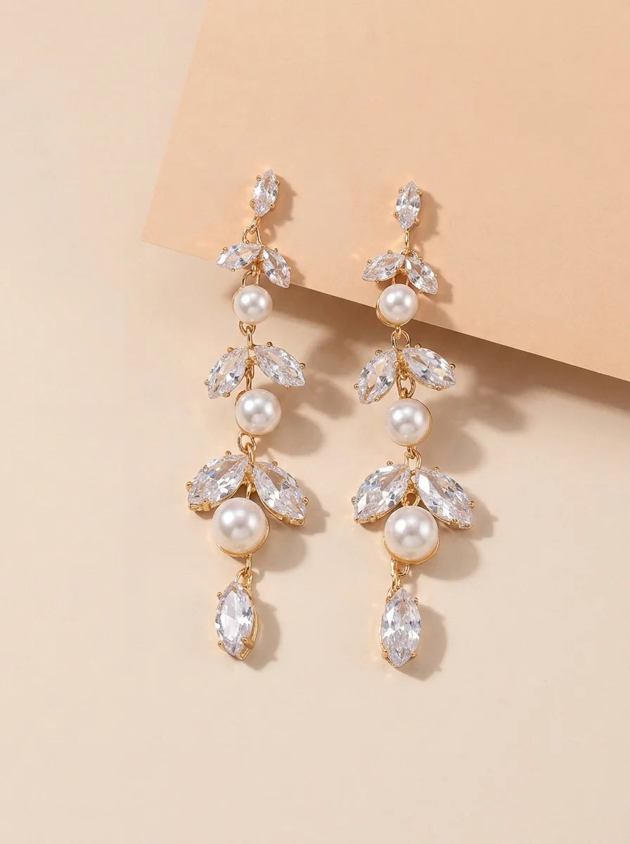 Wedding Earrings — The Penelope | Guest & Gown