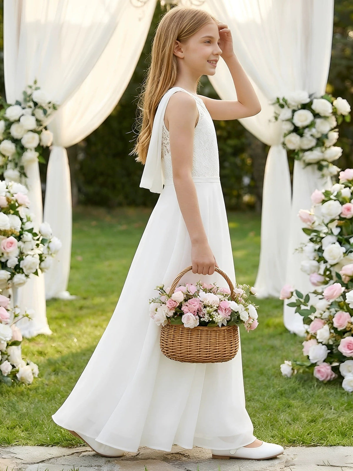 Lace Bridesmaid Dress — The Helene Vivienne | Guest & Gown