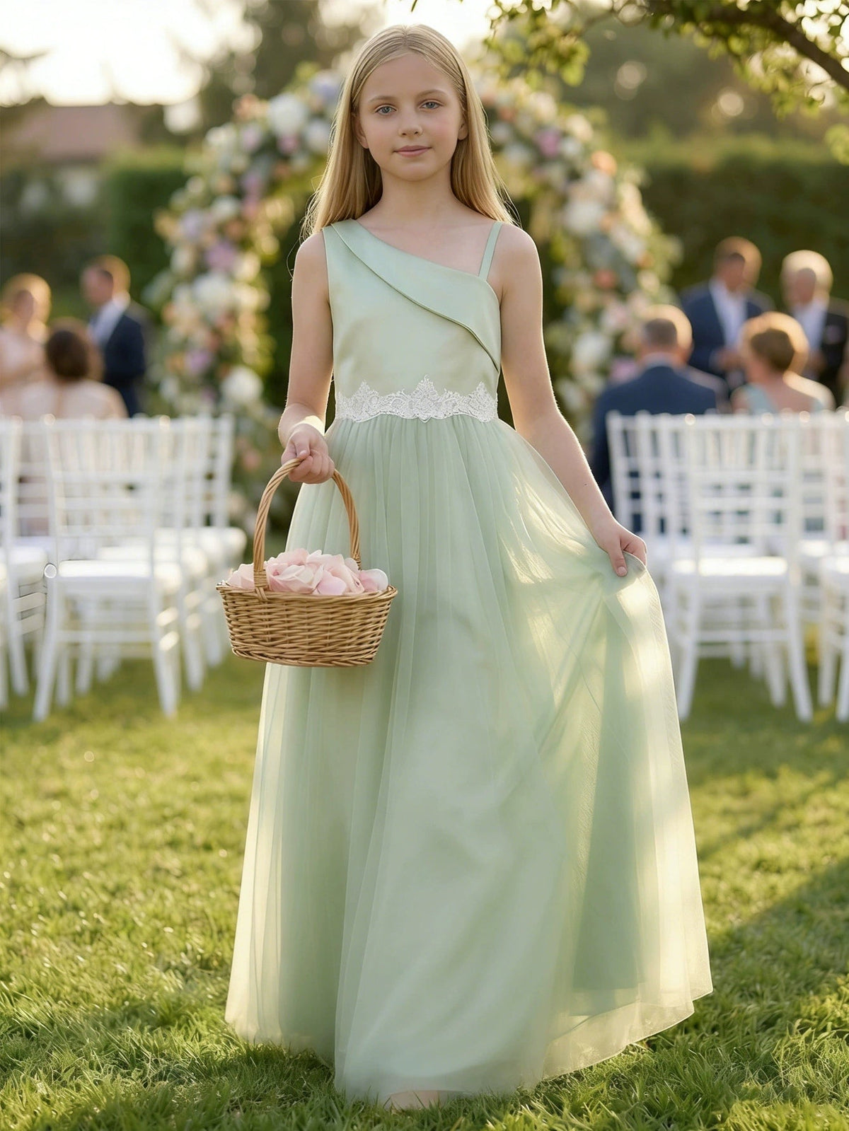 Satin Bridesmaid Dress — The Giselle Vivienne | Guest & Gown