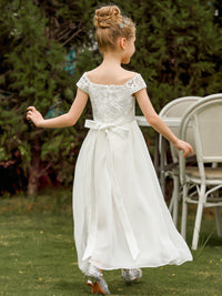 Chiffon Bridesmaid Dress — The Camille Vivienne | Guest & Gown — view 2