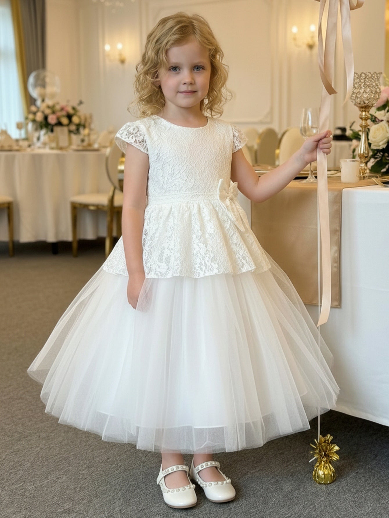 Elegant Flower Girl Dress — The Celeste Vivienne | Guest & Gown