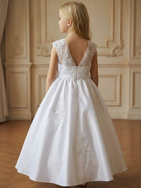 Embroidered Flower Dress — The Zora Aurelia | Guest & Gown — view 2
