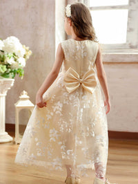 Lace Flower Girl Dress — The Rue Aurelia | Guest & Gown — view 2