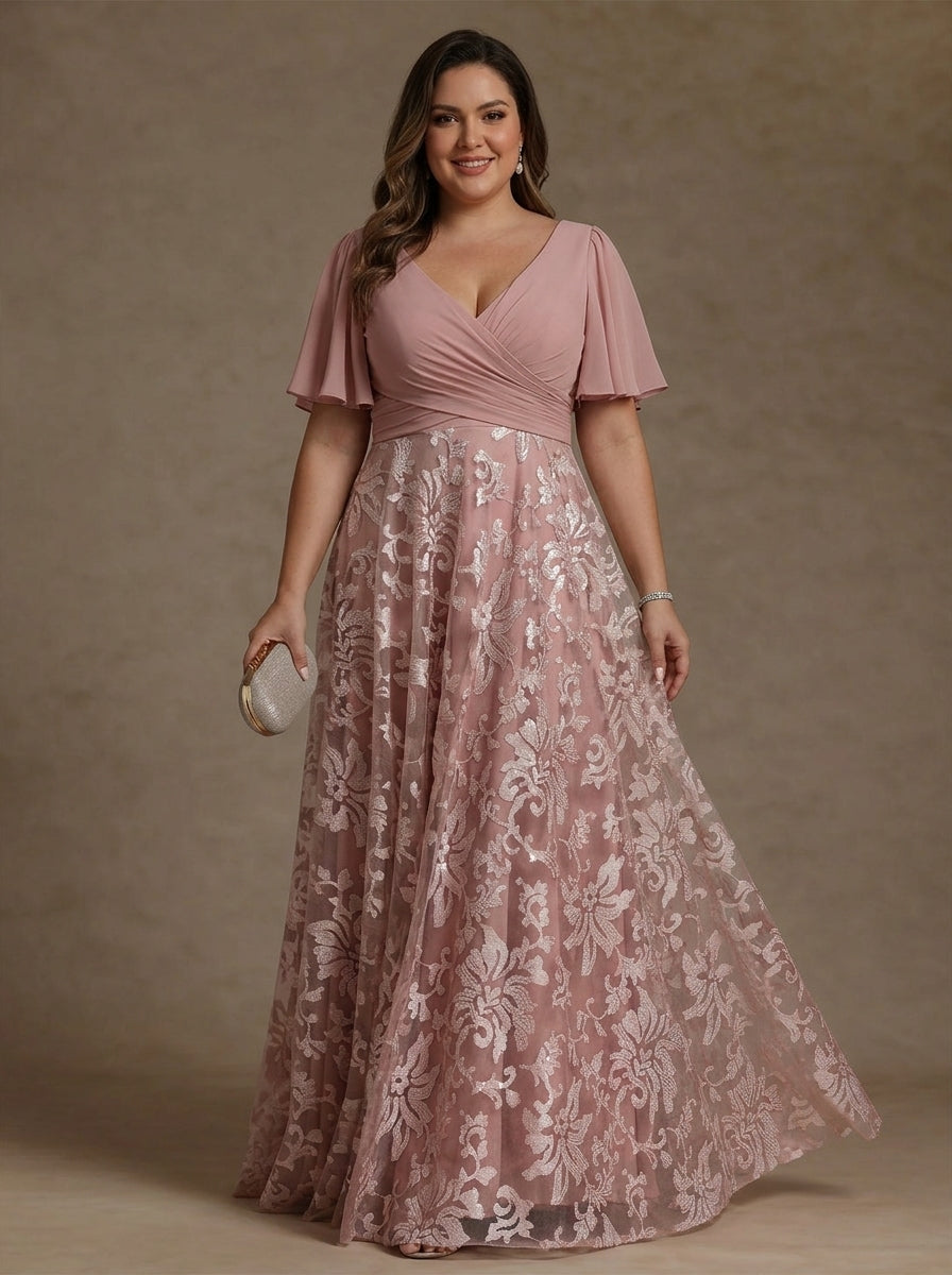 Plus Size Mother of the Bride Dress — The Camille Aurelia | Guest & Gown