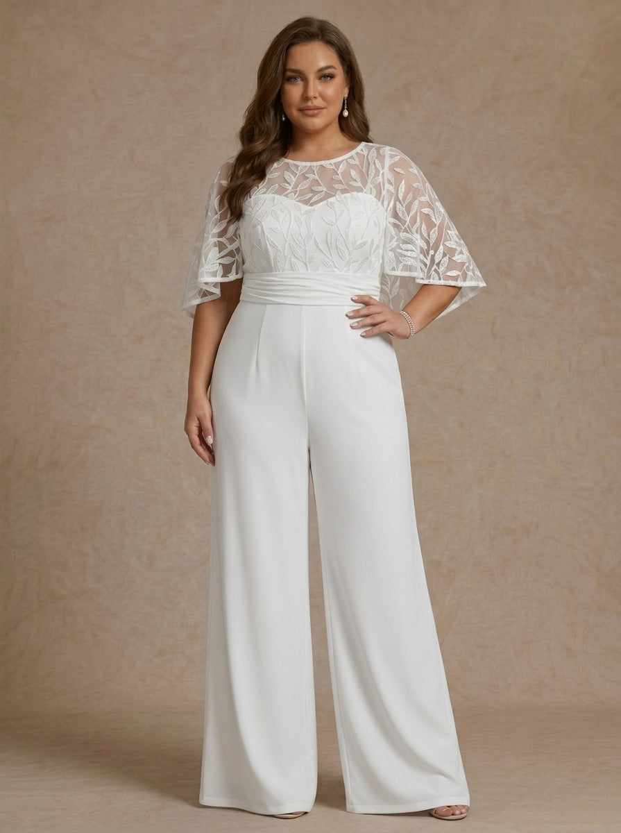 Plus Size Pantsuits Mother of the Bride Dress — The Penelope Isla | Guest & Gown