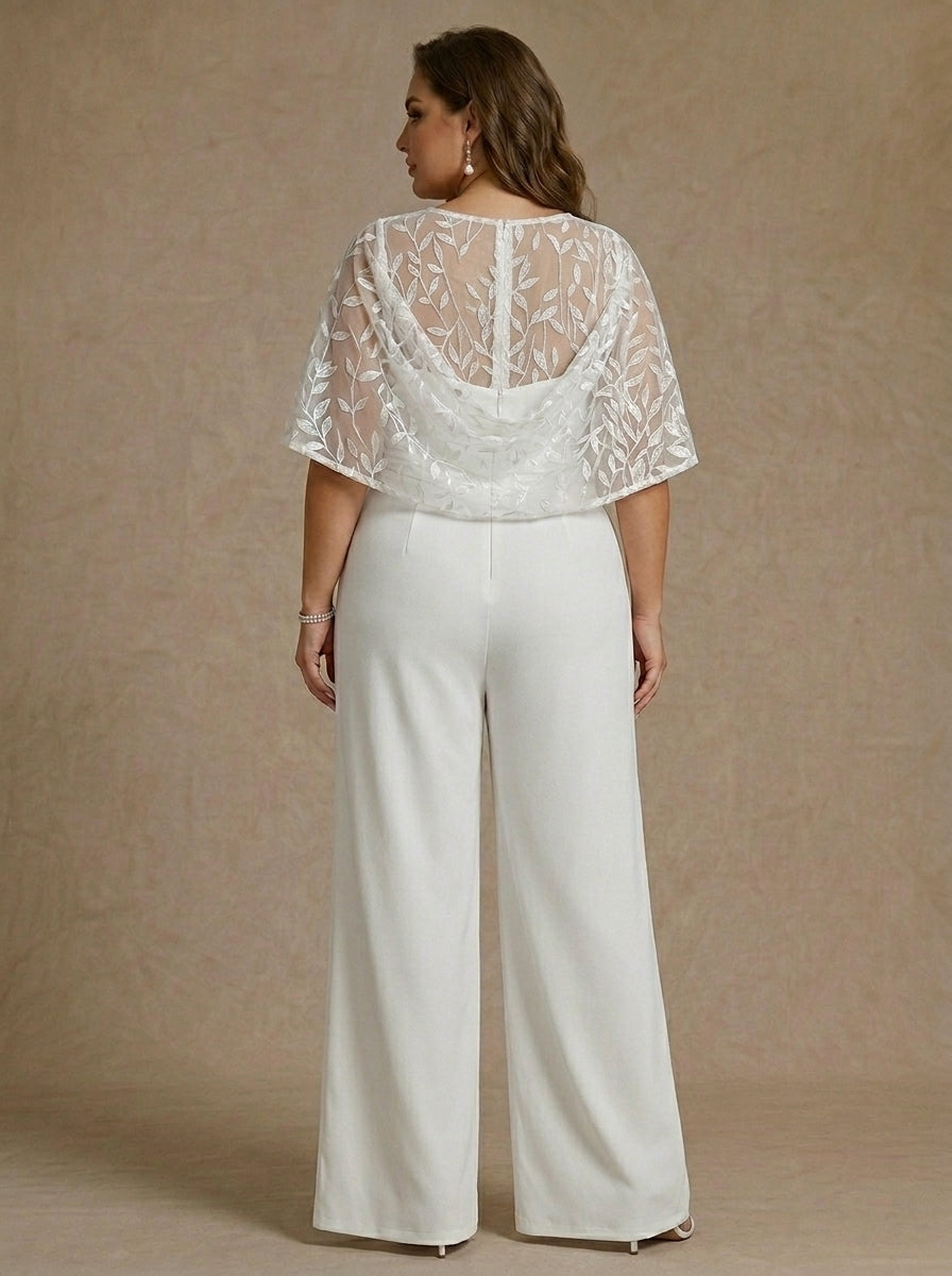 Plus Size Pantsuits Mother of the Bride Dress — The Penelope Isla | Guest & Gown