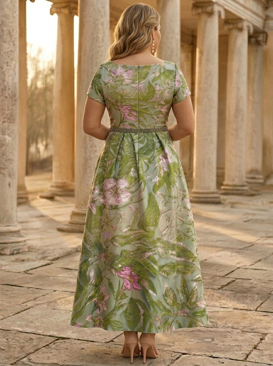 Plus Size Mother of the Bride Dress — The Colette Vivienne | Guest & Gown — view 2