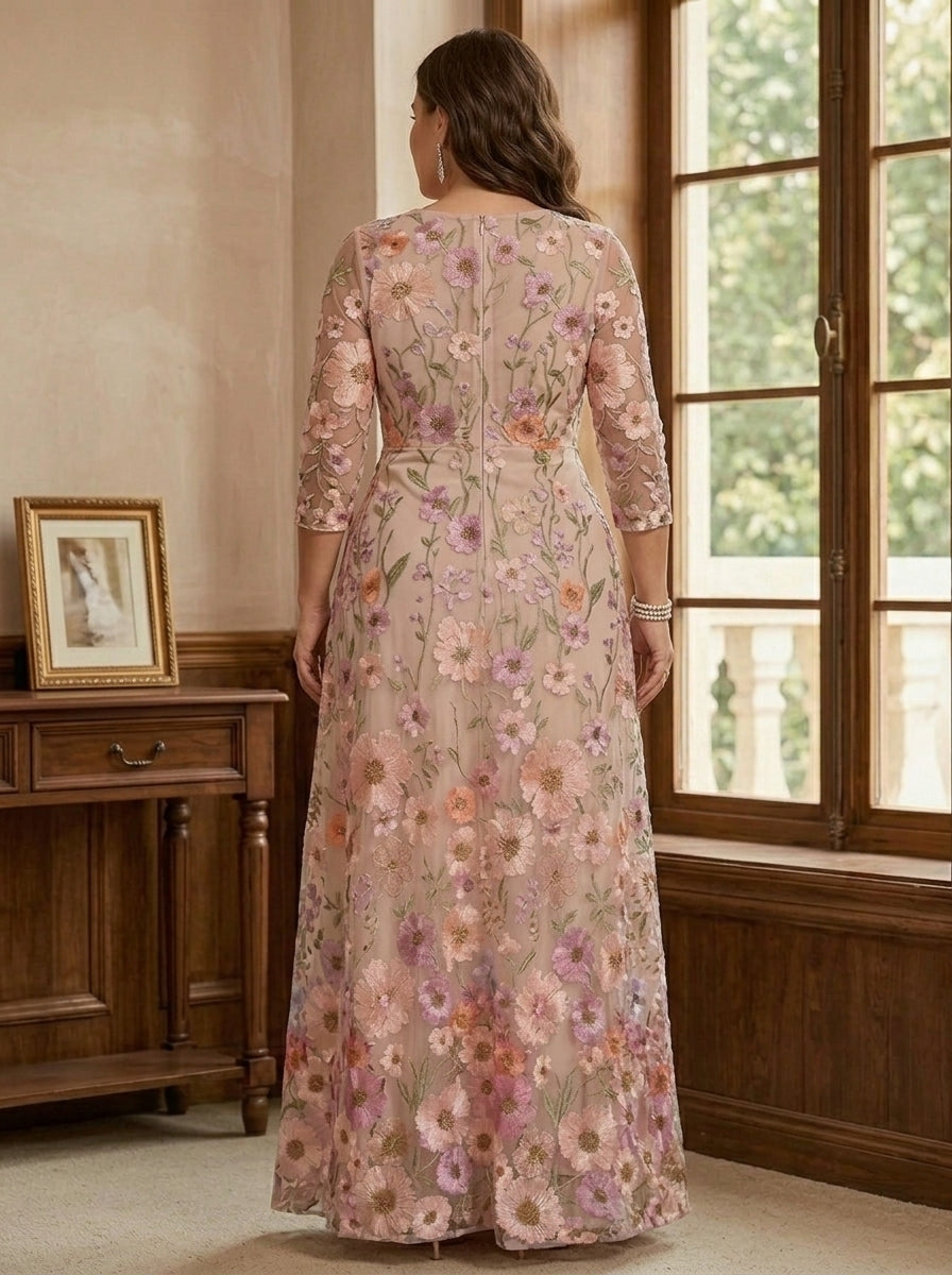 Plus Size Mother of the Bride Dress — The Aurelia Celeste | Guest & Gown