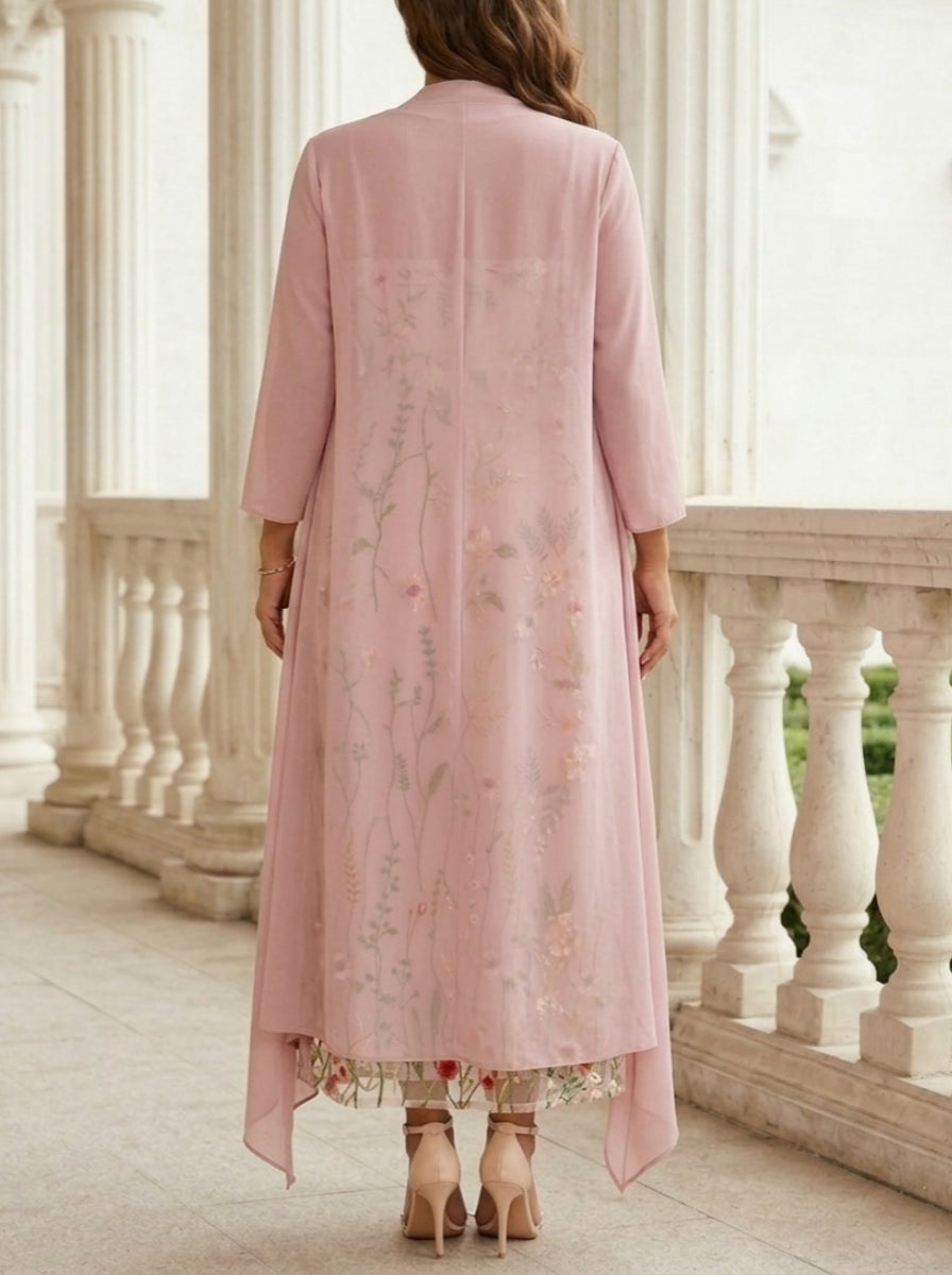 A-Line Plus Size Mother of the Bride Dress — The Lila Aurelia | Guest & Gown — view 2