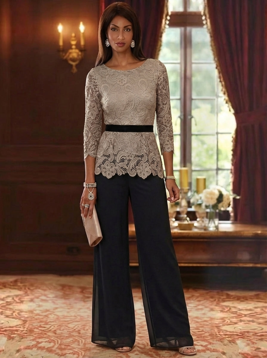Chiffon Mother of the Bride Dress — The Greta Margaux | Guest & Gown — view 3