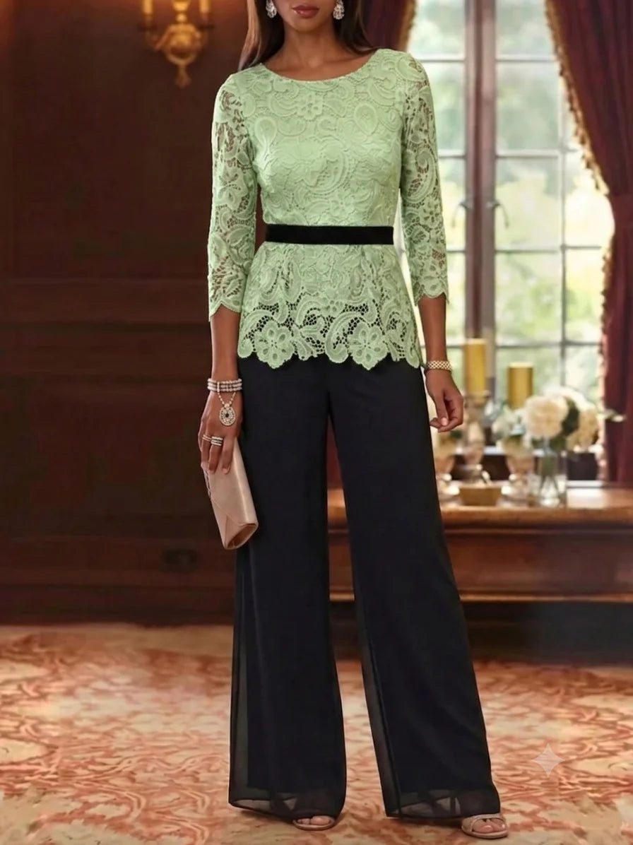 Chiffon Mother of the Bride Dress — The Greta Margaux | Guest & Gown — view 20