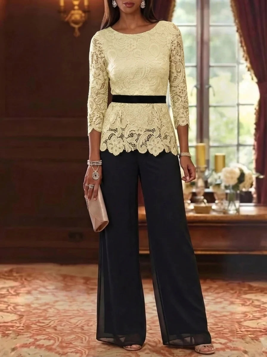 Chiffon Mother of the Bride Dress — The Greta Margaux | Guest & Gown — view 24