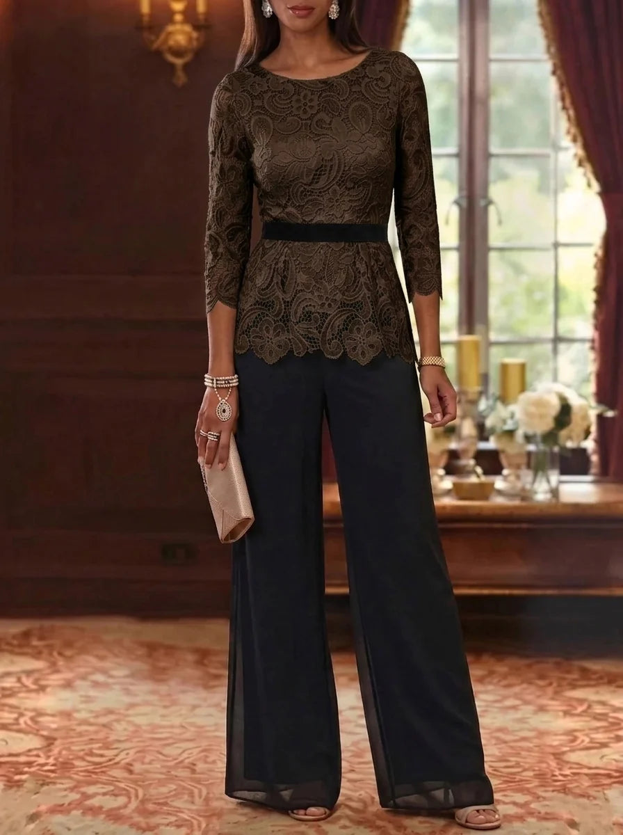 Chiffon Mother of the Bride Dress — The Greta Margaux | Guest & Gown — view 22