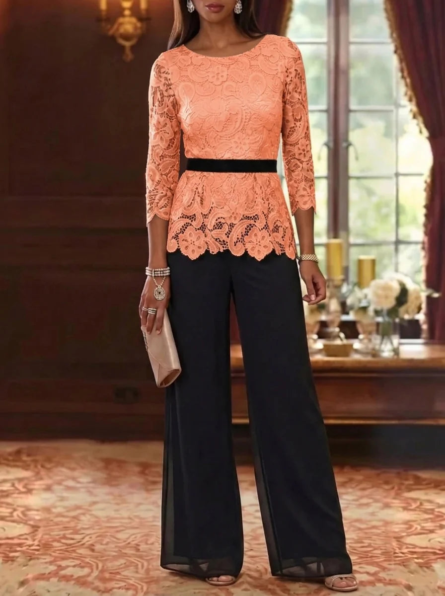 Chiffon Mother of the Bride Dress — The Greta Margaux | Guest & Gown — view 23