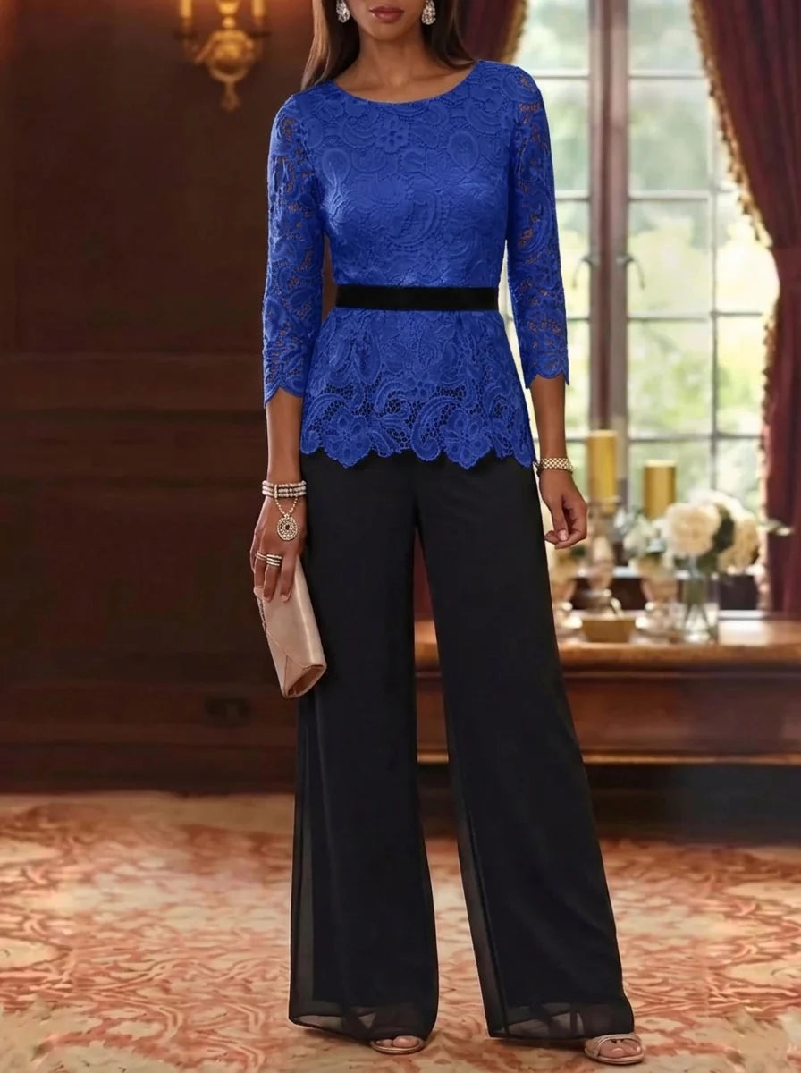 Chiffon Mother of the Bride Dress — The Greta Margaux | Guest & Gown — view 53