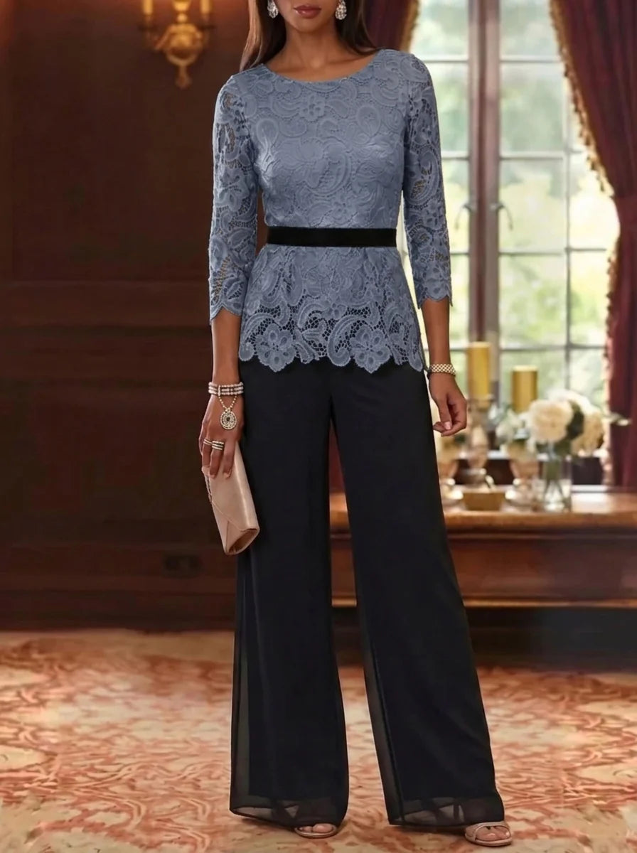 Chiffon Mother of the Bride Dress — The Greta Margaux | Guest & Gown — view 25