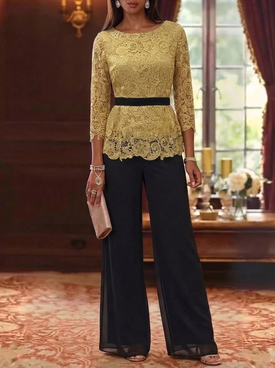 Chiffon Mother of the Bride Dress — The Greta Margaux | Guest & Gown — view 27