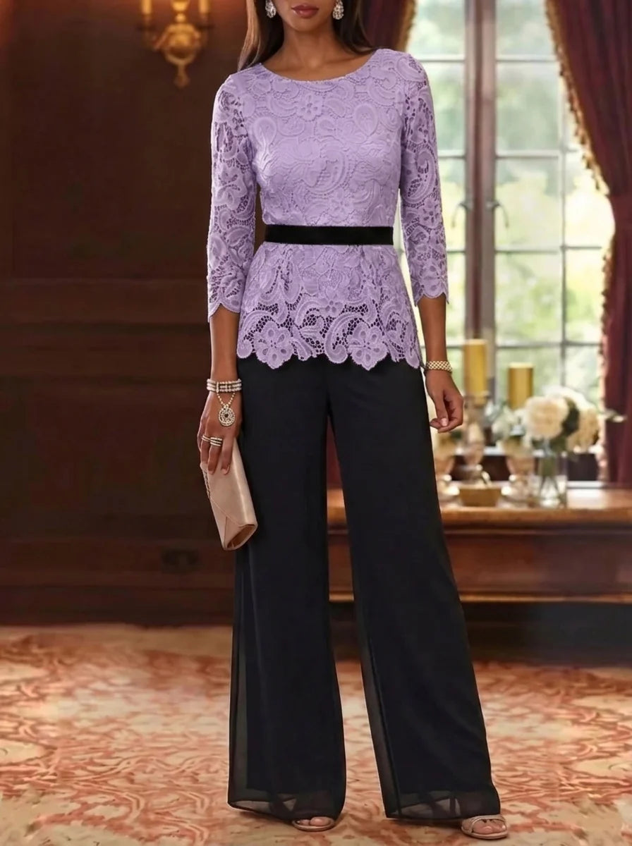 Chiffon Mother of the Bride Dress — The Greta Margaux | Guest & Gown — view 32