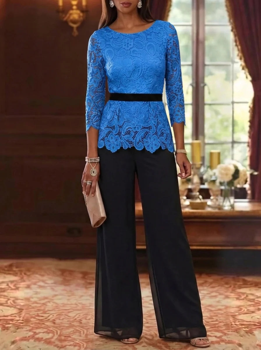 Chiffon Mother of the Bride Dress — The Greta Margaux | Guest & Gown — view 34