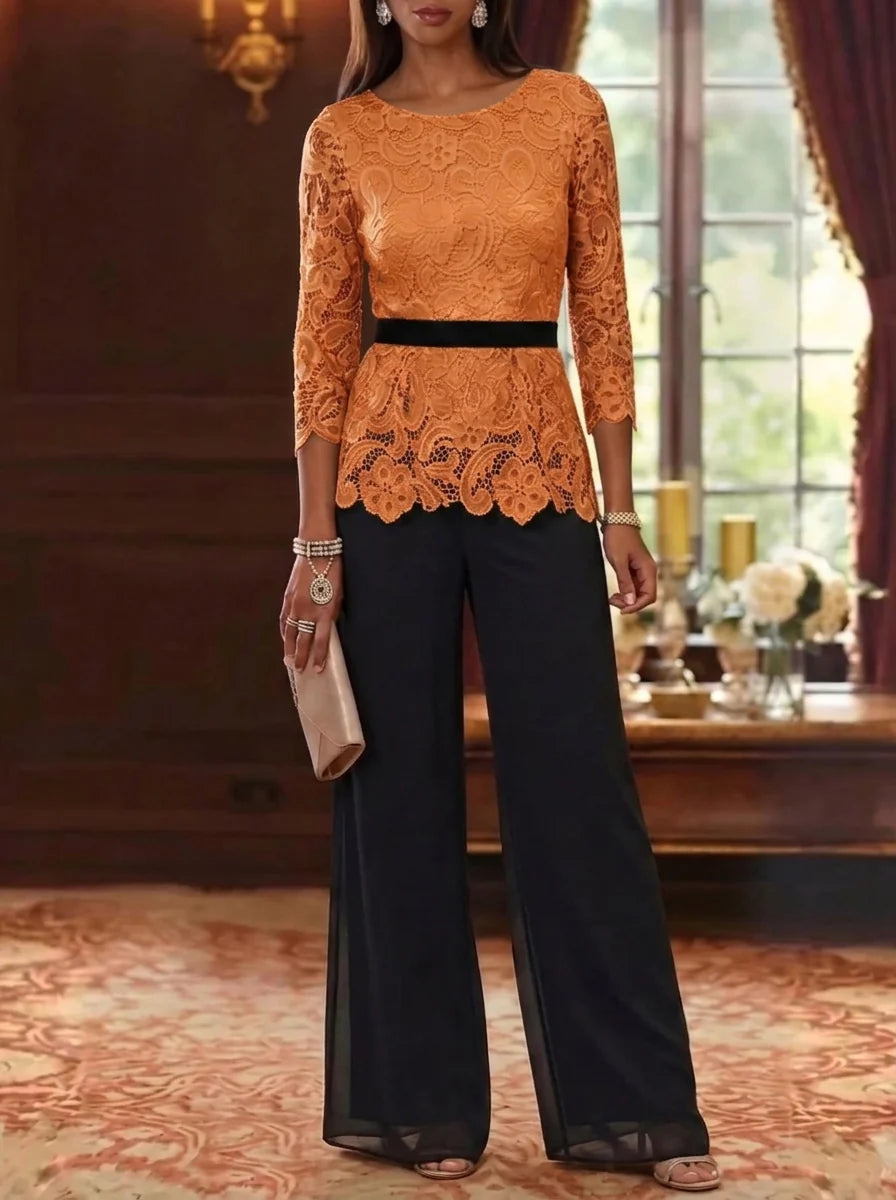 Chiffon Mother of the Bride Dress — The Greta Margaux | Guest & Gown — view 35