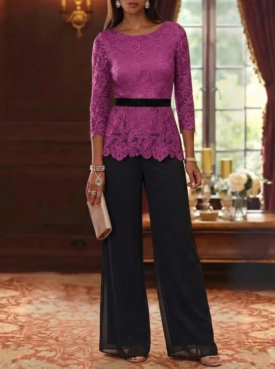Chiffon Mother of the Bride Dress — The Greta Margaux | Guest & Gown — view 36