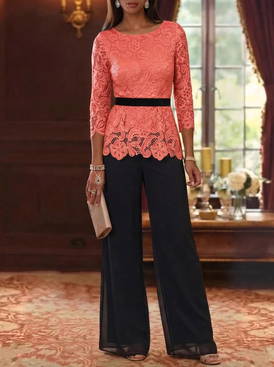 Chiffon Mother of the Bride Dress — The Greta Margaux | Guest & Gown — view 37