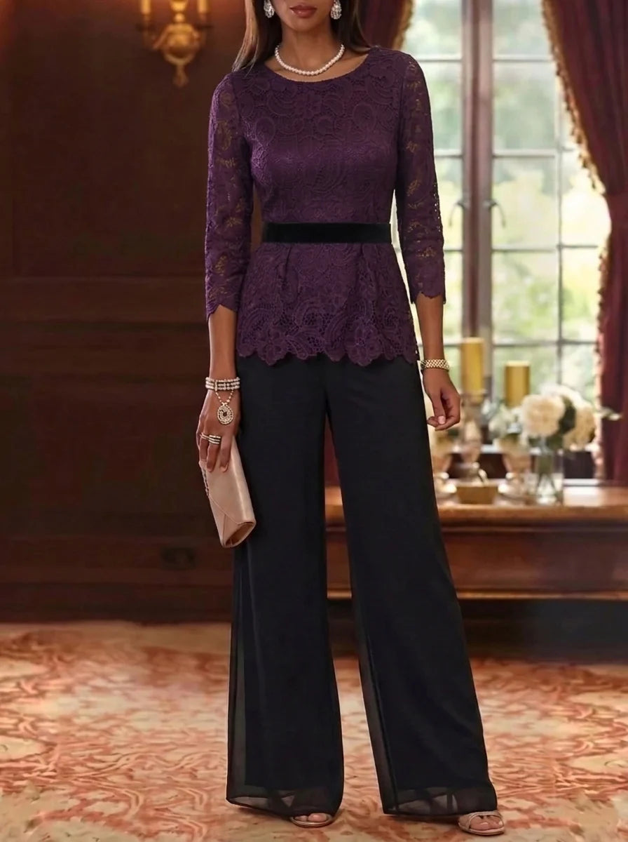 Chiffon Mother of the Bride Dress — The Greta Margaux | Guest & Gown — view 39