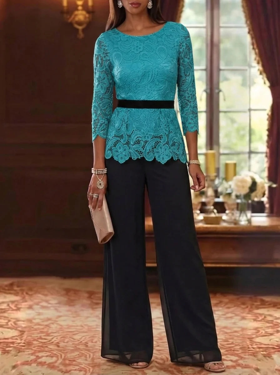 Chiffon Mother of the Bride Dress — The Greta Margaux | Guest & Gown — view 40