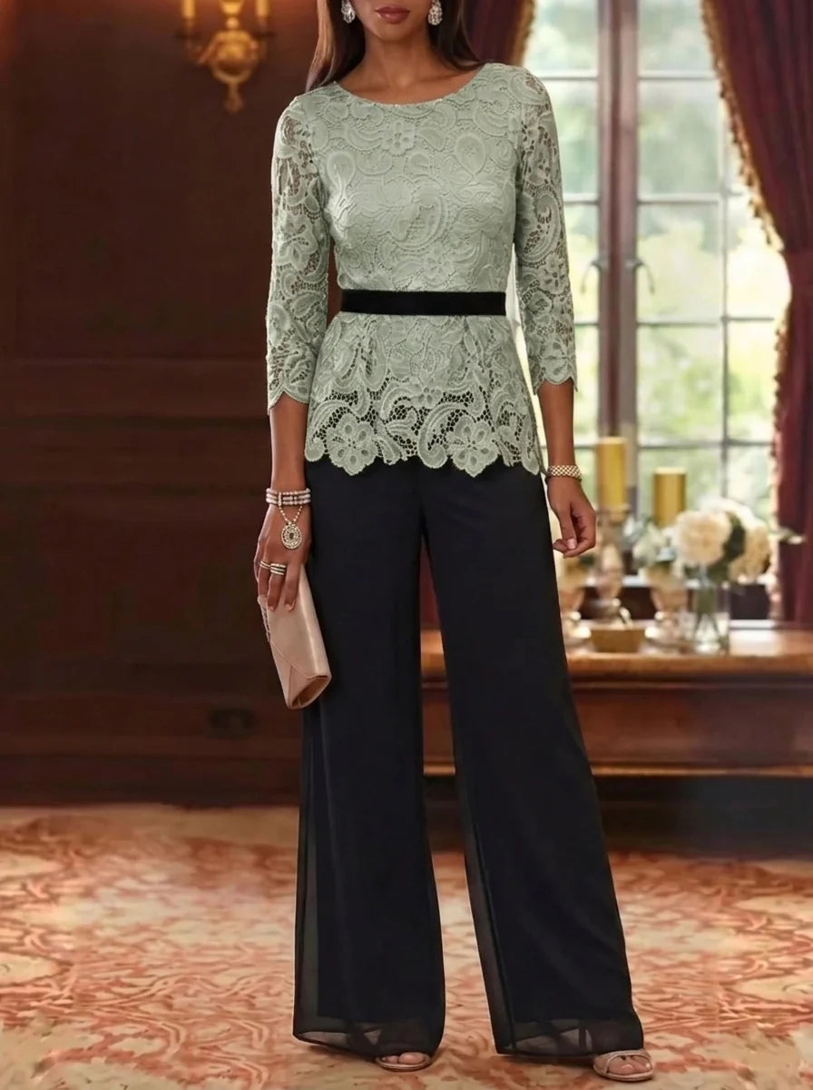 Chiffon Mother of the Bride Dress — The Greta Margaux | Guest & Gown — view 42