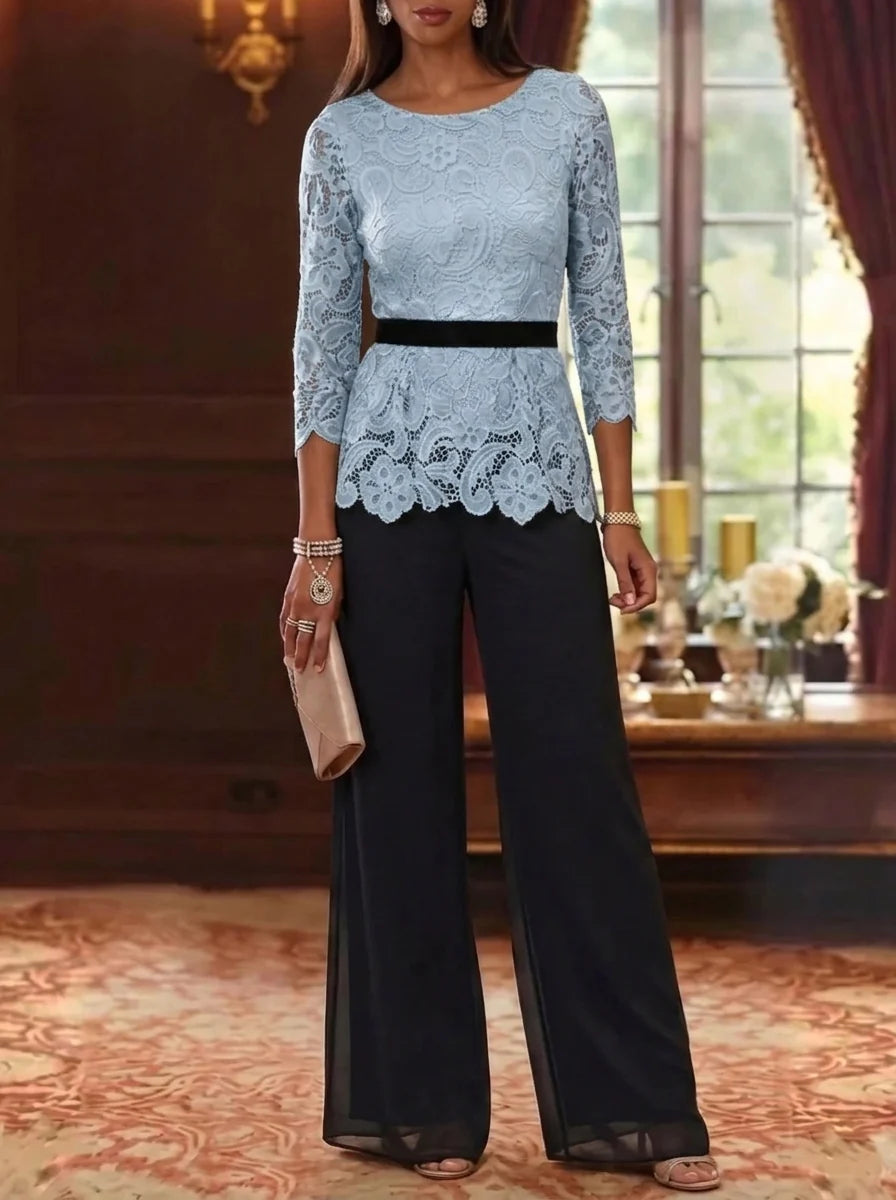 Chiffon Mother of the Bride Dress — The Greta Margaux | Guest & Gown — view 43