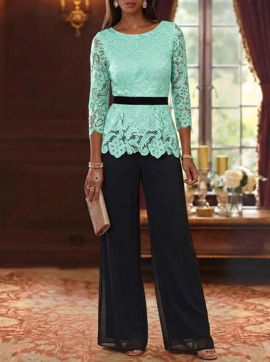 Chiffon Mother of the Bride Dress — The Greta Margaux | Guest & Gown — view 44